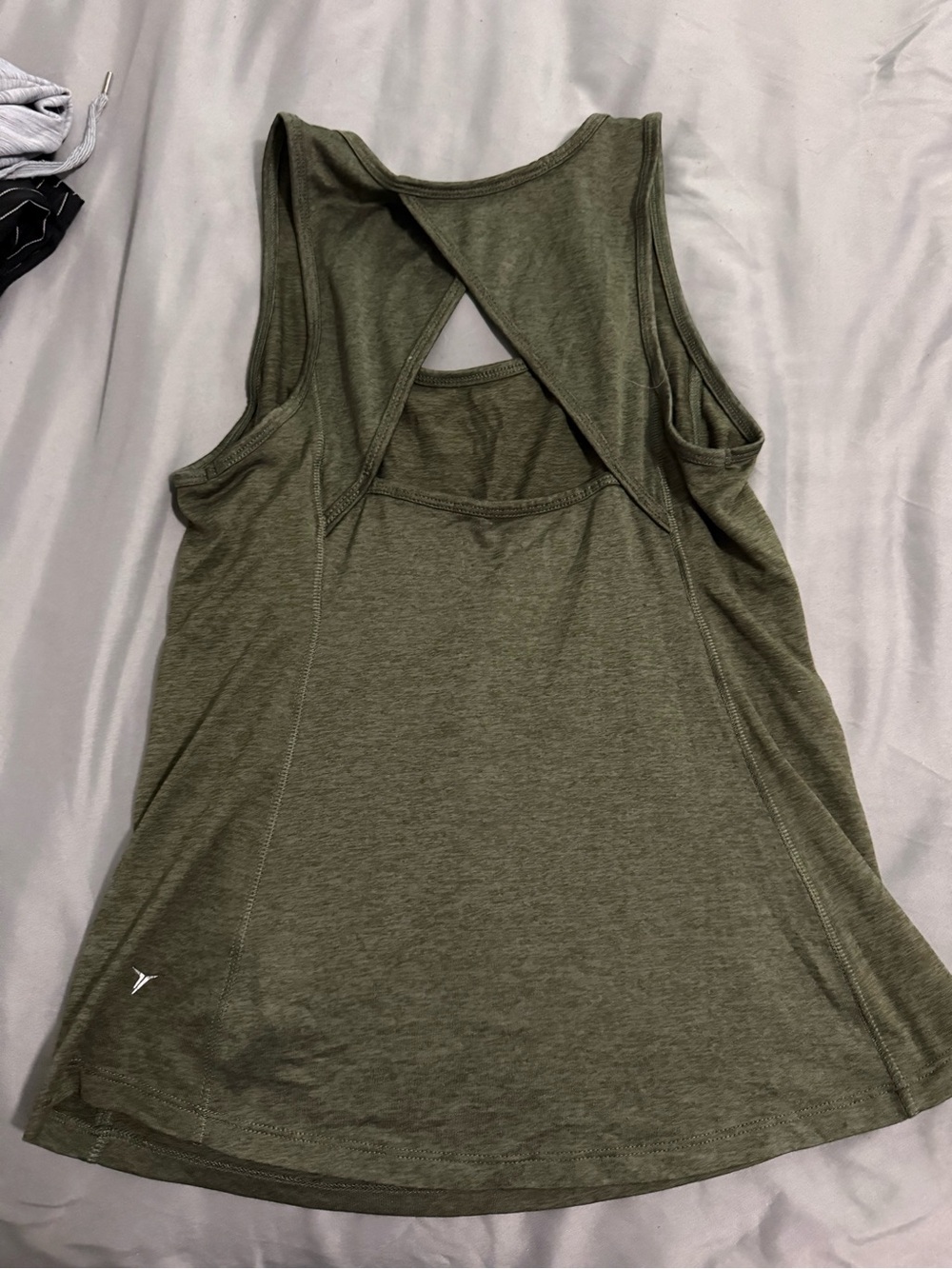 Old Navy Olive Green Racerback Tank - Picture 2 of 2